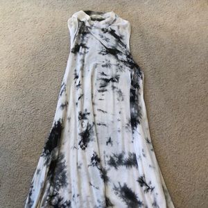 Tie dye flowy dress / urban outfitters